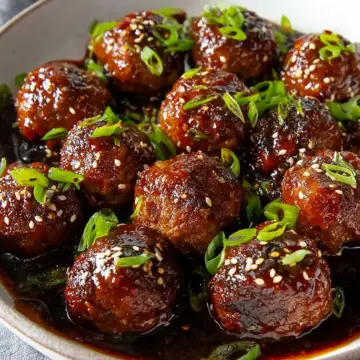 Korean Barbecue-Style Meatballs