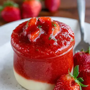 Strawberry Sauce (aka Strawberry Topping)