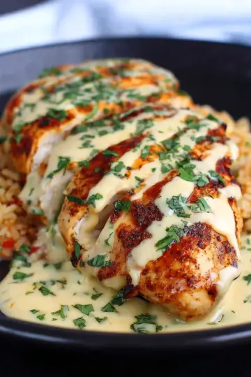 Mexican Chicken with Cheese Sauce