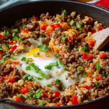 Ground Beef and Rice Skillet