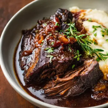 Red Wine Braised Beef