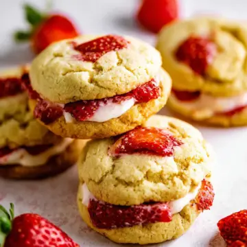 Strawberry Shortcake Cookies