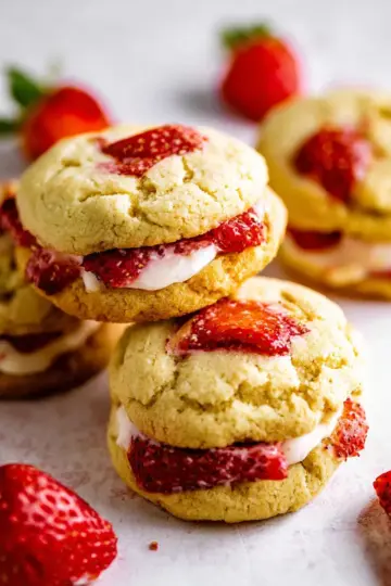 Strawberry Shortcake Cookies