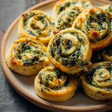 Spinach Artichoke Pinwheels