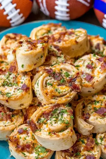 Crack Chicken Pinwheels – Football Friday