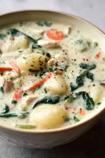 Olive Garden Chicken Gnocchi Soup
