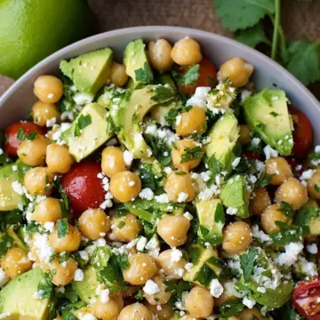 Chickpea, Avocado, & Feta Salad