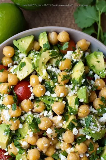 Chickpea, Avocado, & Feta Salad