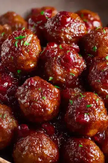 Cranberry Meatballs