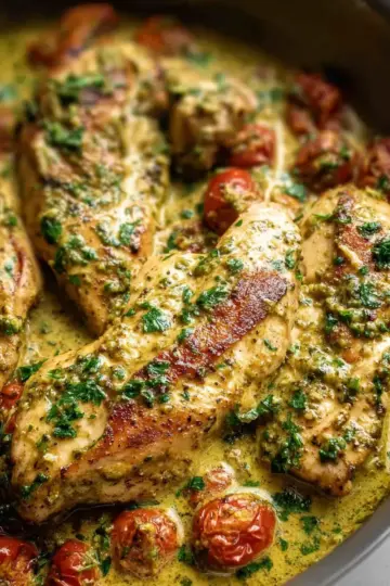 Creamy Pesto Chicken