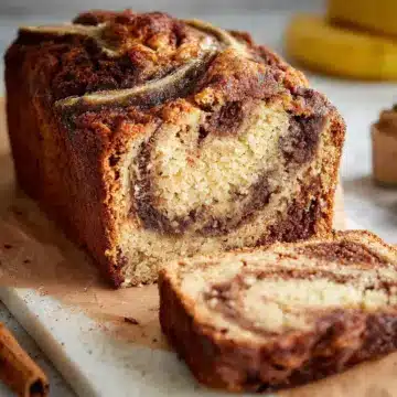 Cinnamon Swirled Banana Bread