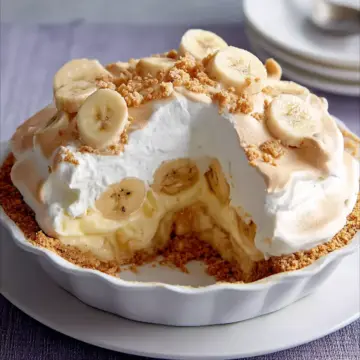 Homemade Banana Pudding Pie
