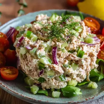 High Protein Cottage Cheese Tuna Salad