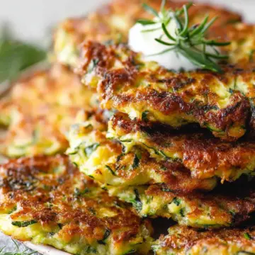 Crispy Zucchini Fritters
