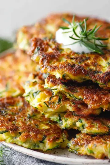 Crispy Zucchini Fritters