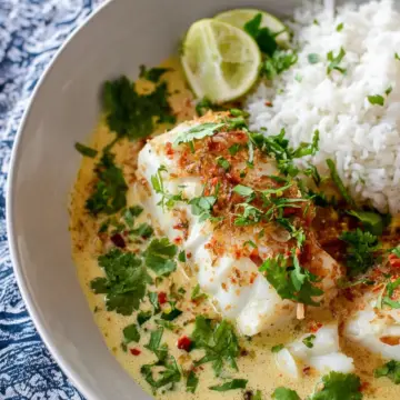 Baked Coconut Curry Cod Recipe