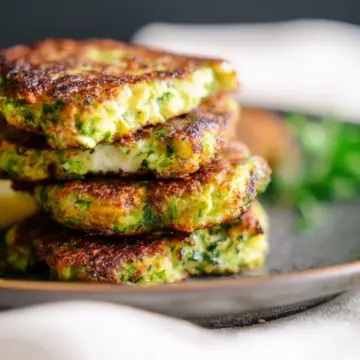 Broccoli Cheddar Fritters