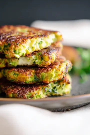 Broccoli Cheddar Fritters