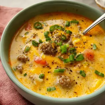 Cheeseburger Soup
