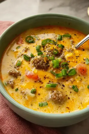 Cheeseburger Soup