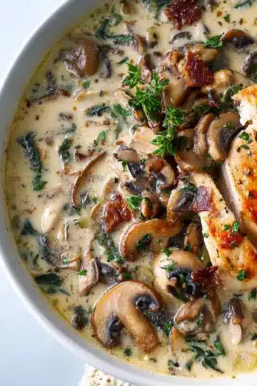 Rotisserie Chicken Mushroom Soup