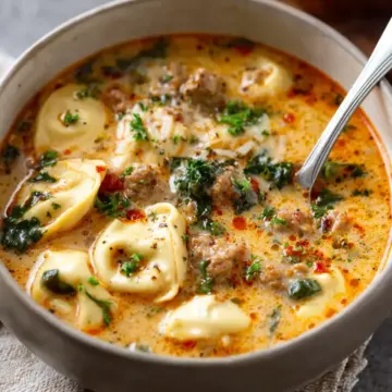 Sausage Tortellini Soup