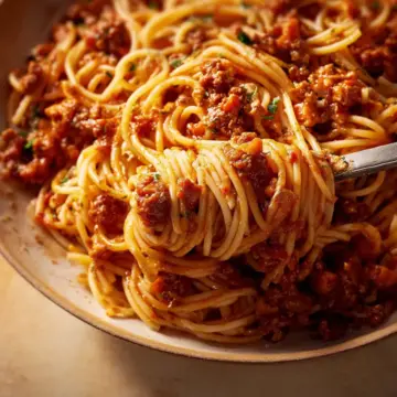 Easy spaghetti bolognese