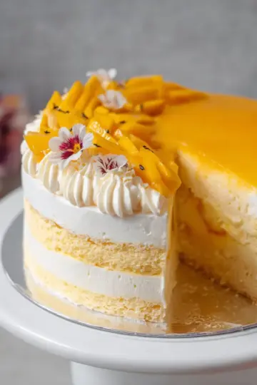 The SOFTEST Mango Cake