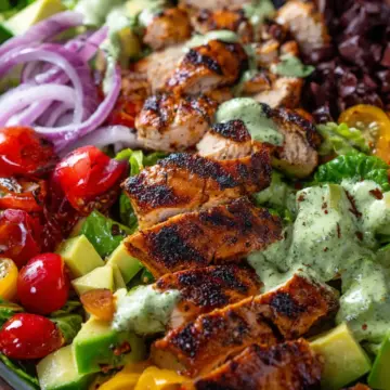 Peruvian Grilled Chicken Salad