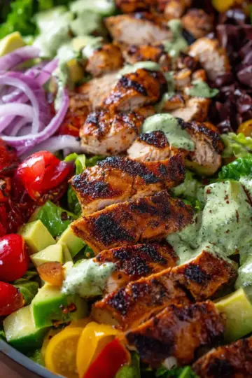Peruvian Grilled Chicken Salad