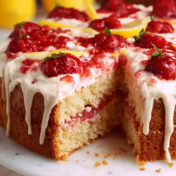 Strawberry Lemon Cake