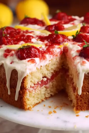 Strawberry Lemon Cake