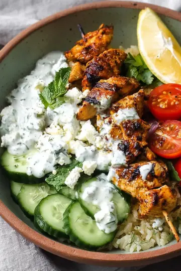 Chicken Tzatziki Bowls