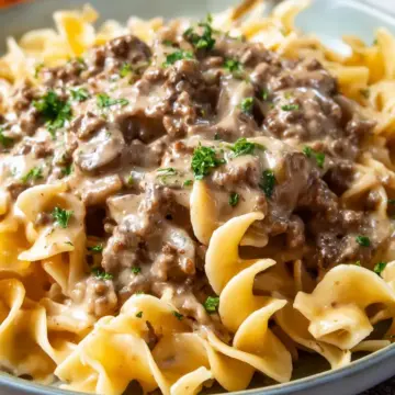 Ground Beef Stroganoff