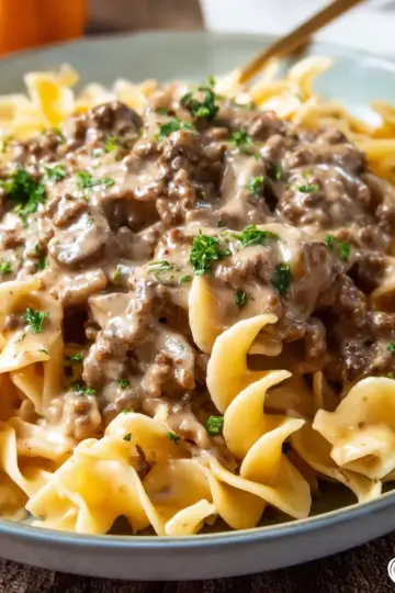 Ground Beef Stroganoff