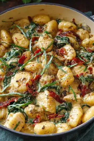 Creamy Tuscan Gnocchi (20-Minutes, One-Pan)
