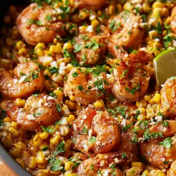 Shrimp Street Corn Skillet