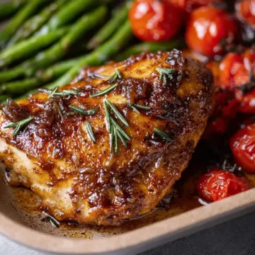 Balsamic Chicken Oven Baked