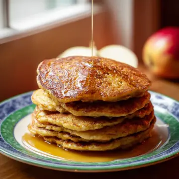 Apple Oat Pancakes