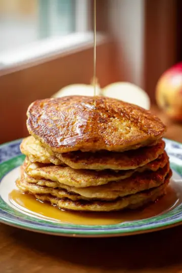 Apple Oat Pancakes
