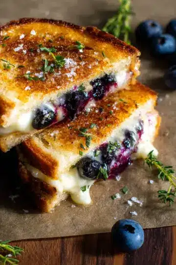 Blueberry White Cheddar Grilled Cheese
