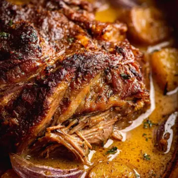 Apple Cider Braised Pork Shoulder