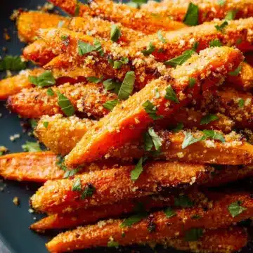 Parmesan Crusted Carrots