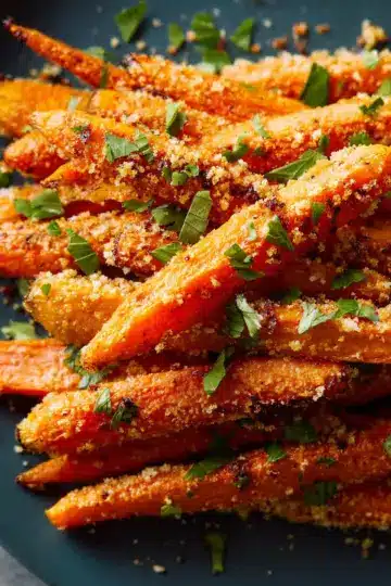 Parmesan Crusted Carrots
