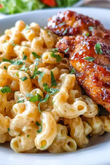 Copycat Applebee’s Honey Pepper Chicken Mac and Cheese