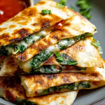 Spinach Quesadilla
