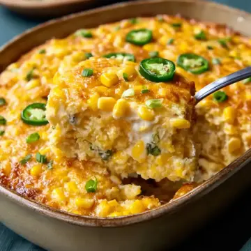 Cheesy Jalapeno Corn Casserole