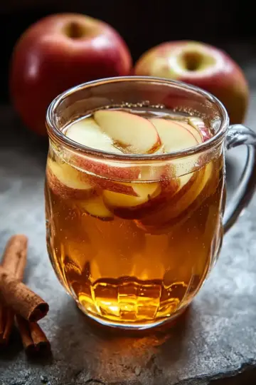 Korean Apple Tea with Ginger and Cinnamon (Saegwa Cha)