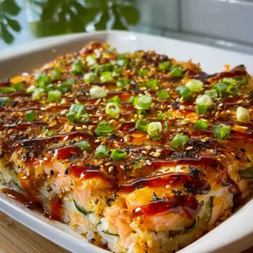 How to Make Salmon Sushi Bake