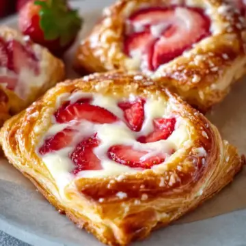 Easy Strawberry Cream Cheese Danish
